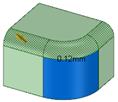 Pulling rounds on tangent chain